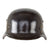 Original German WWII Luftwaffe Double Decal M35 Steel Helmet with 1939 Dated 57cm Liner and Chinstrap, Stamped EF64