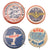 Original U.S. Pre-WWII & WWII Home Front Patriotic, Aviation, War Bond & Organization Button Collection – 18 Pieces