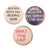 Original U.S. WWII Home Front Anti-Japanese Propaganda Pinback Button Lot – 5 Pieces