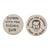 Original U.S. WWII Home Front Anti-Japanese Propaganda Pinback Button Collection with War Bond & Patriotic Slogans - Lot of 5