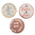 Original U.S. WWII Home Front Anti-Japanese Propaganda Pinback Button Collection with War Bond & Patriotic Slogans - Lot of 5