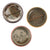 Original U.S. WWII Home Front Anti-Japanese Propaganda Patriotic Pinback Button Collection – Lot of 5