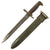 Original U.S. WWII / Korean War Era M1 Garand Bayonet by Utica Cutlery with M7 Scabbard - U.C. Marked