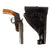 Original German WWI / WWII Cut-Down Hebel Leuchtpistole Model 1894 Lever Action Flare Gun in Black Preßstoff & Leather Flare Pistol Holster