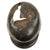Original German WWII Heavily Impact Damaged Luftwaffe M35 Double Decal Steel Helmet Shell, Stamped Q66