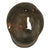 Original German WWII Heavily Impact Damaged Luftwaffe M35 Double Decal Steel Helmet Shell, Stamped Q66