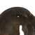 Original German WWII Heavily Impact Damaged Luftwaffe M35 Double Decal Steel Helmet Shell, Stamped Q66