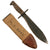Original U.S. WWI USMC Named Model 1917 Bolo Knife by Plumb Philadelphia Dated 1918 with Canvas Scabbard - Herman D Mann, Porto Rico Marine