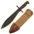 Original U.S. WWI USMC Named Model 1917 Bolo Knife by Plumb Philadelphia Dated 1918 with Canvas Scabbard - Herman D Mann, Porto Rico Marine
