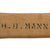 Original U.S. WWI USMC Named Model 1917 Bolo Knife by Plumb Philadelphia Dated 1918 with Canvas Scabbard - Herman D Mann, Porto Rico Marine
