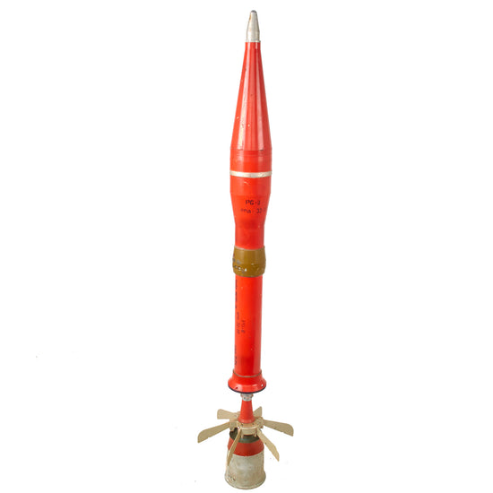 Original Cold War Era Czech Inert SPG-9 Recoilless Anti-Tank Gun Training Rocket - Dated 1981