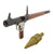 Original Soviet Cold War Inert RPG-2 Rocket Propelled Grenade Launcher Serial X2352 by Kovrov Mechanical Plant with Replica Rocket