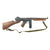 Original U.S. WWII Thompson M1A1 Inert Display Submachine Gun with Short Magazine and M1 Garand Sling, Built With Original WW2 Parts