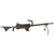 Original U.S. WWII Type Browning 1919A6 Inert Display Machine Gun with Bipod, Shoulder Stock, Carry Handle, and Dummy Ammo in Can