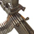 Original U.S. WWII Type Browning 1919A6 Inert Display Machine Gun with Bipod, Shoulder Stock, Carry Handle, and Dummy Ammo in Can