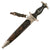 Original German WWII Model 1933 SS Dienstdolch Service Dagger by Carl Eickhorn of Solingen with Scabbard & Assmann Hanger, RZM 941 / 37 / ᛋᛋ