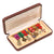 Original WWII / Postwar Belgian Escapee & Allied Service Seven-Decoration Miniature Medal Bar with Arthus Bertrand Paris Case