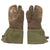Original German WWII Matched Pair of Luftwaffe LBA Marked Canvas & Leather Flight Gloves - Dated 1940