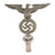 Original German WWII NSDAP First Pattern Nickel Plated Brass Flag Pole Finial “Topper” with Globe Ornament and Socket