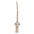 Original German WWII NSDAP First Pattern Nickel Plated Brass Flag Pole Finial “Topper” with Globe Ornament and Socket