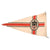 Original German Pre-WWII / WWII 1933–1945 DDAC (Der Deutsche Automobil-Club) Double-Sided Vehicle Pennant – [15 ¼” x 8”]