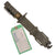 Original U.S. Cold War / GWoT M9 Lan-Cay Bayonet with M10 Wire Cutter Scabbard & Fort Benning Inspection Tag