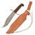 Original U.S. Vietnam War Western W49 Bowie Knife with Correct Leather Scabbard - Circa 1967–1968