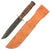Original U.S. WWII Navy Mk. II KA-BAR Blade-Marked Fighting Knife by Camillus with U.S.N. Marked Sheath - Excellent