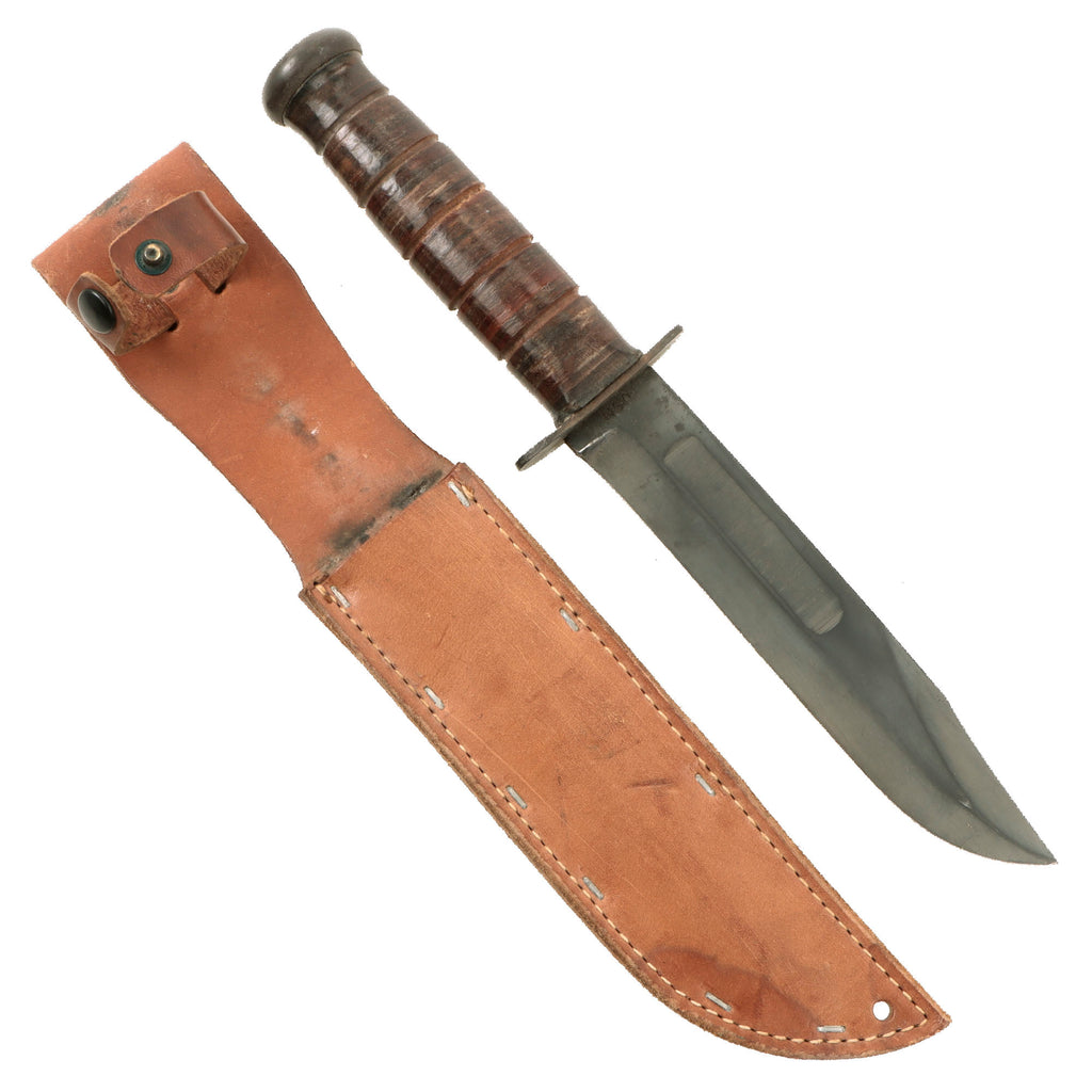 Original WWII U.S. Navy Mark 2 Blade Marked KA-BAR Fighting Knife by U ...