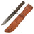 Original U.S. WWII Navy Mk. II KA-BAR Blade-Marked Fighting Knife by Camillus with U.S.N. Marked Sheath Original Items