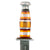 Original U.S. WWII Navy Named Modified KA-BAR Knife with Stacked Transparent Grip & USN Sheath Original Items