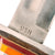 Original U.S. WWII Navy Named Modified KA-BAR Knife with Stacked Transparent Grip & USN Sheath Original Items