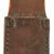 Original U.S. WWII Navy Named Modified KA-BAR Knife with Stacked Transparent Grip & USN Sheath Original Items
