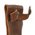 Original U.S. WWII Navy Named Modified KA-BAR Knife with Stacked Transparent Grip & USN Sheath Original Items