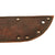 Original U.S. WWII Navy Named Modified KA-BAR Knife with Stacked Transparent Grip & USN Sheath Original Items