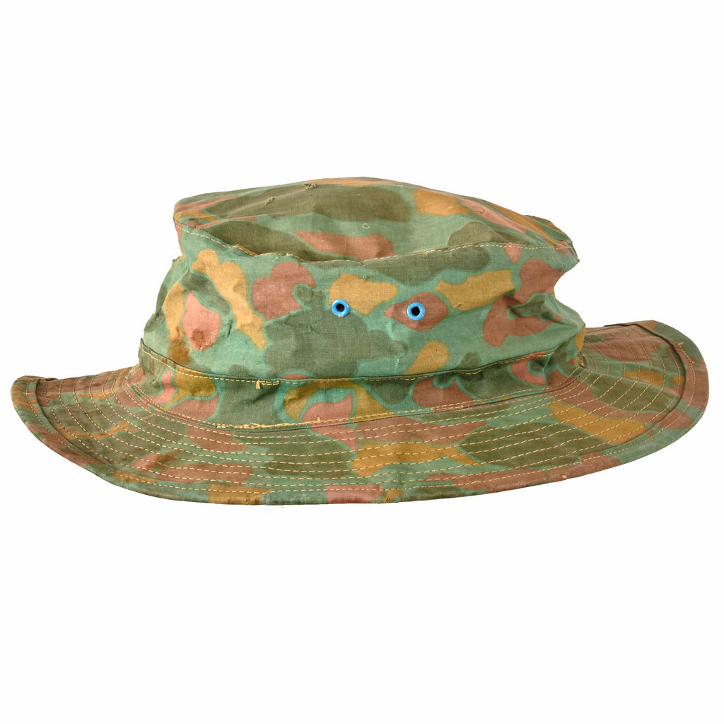 Original U.S. WWII USMC Frogskin Camouflage Foul Weather Hat - Casper ...