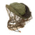Original U.S. Vietnam War Box of 8 NOS Jungle Boonie Hats with Insect Nets by Metz of California - Size 6 ⅜ - Dated December 1970