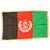 Original U.S. Operation Enduring Freedom OEF Transitional Islamic State of Afghanistan National Flag with Fringe - USGI Bringback - 37 ½ x 62”
