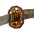 Original WWII Japanese Army Type 95 NCO Aluminum Handle Katana Sword with Scabbard - Matched Serial 47864