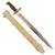 Original U.S. WWI USMC USN M1905 Springfield 16" Parade Bayonet Marked RIA with White M1910 Scabbard - Dated 1918