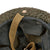 Original Canadian WWII MkII Brodie Steel Helmet in Large Size with Painted Unit Flash and Australian-Made Field Dressing - Dated 1941