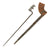 Original U.S. Civil War Springfield .58 Caliber Rifled Musket Model 1855 Socket Bayonet with Early Two-Rivet Scabbard