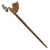 Original U.S. Civil War Springfield .58 Caliber Rifled Musket Model 1855 Socket Bayonet with Early Two-Rivet Scabbard