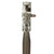 Original U.S. Civil War Springfield .58 Caliber Rifled Musket Model 1855 Socket Bayonet with Early Two-Rivet Scabbard