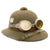 Original German WWII March 1942-Dated 2nd Model Afrikakorps DAK Sun Helmet by F.ST.L with Tinted Goggles - Size 56