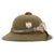 Original German WWII March 1942-Dated 2nd Model Afrikakorps DAK Sun Helmet by F.ST.L with Tinted Goggles - Size 56