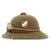 Original German WWII March 1942-Dated 2nd Model Afrikakorps DAK Sun Helmet by F.ST.L with Tinted Goggles - Size 56