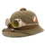 Original German WWII March 1942-Dated 2nd Model Afrikakorps DAK Sun Helmet by F.ST.L with Tinted Goggles - Size 56