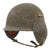 Original U.S. WWII USAAF Bomber Crew M3 Steel FLAK Helmet with Complete Liner & OD Green Chinstrap - Felt Cushions Intact