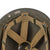 Original U.S. WWII USAAF Bomber Crew M3 Steel FLAK Helmet with Complete Liner & OD Green Chinstrap - Felt Cushions Intact